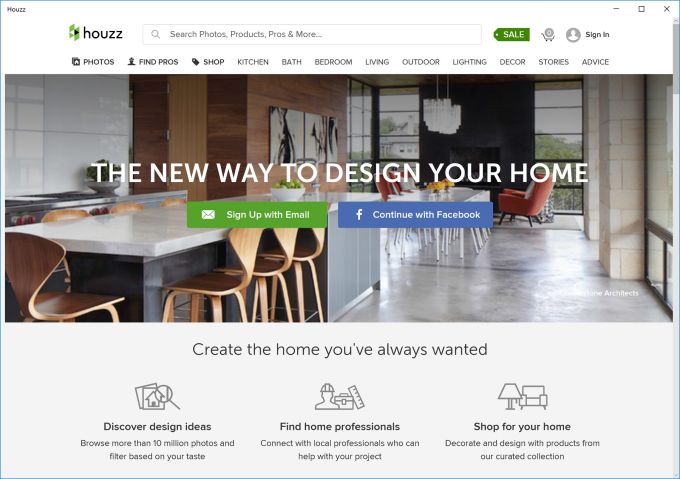 Houzz Download Free 