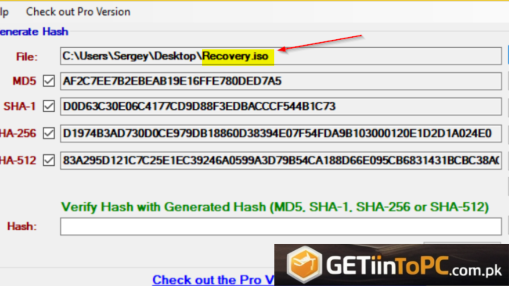 MD5 & Sha Checksum Utility Download Free