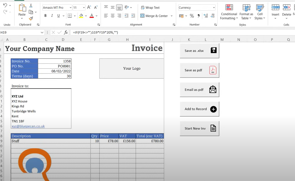 Export invoice software free download