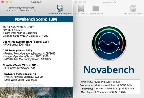 NovaBench Download Free